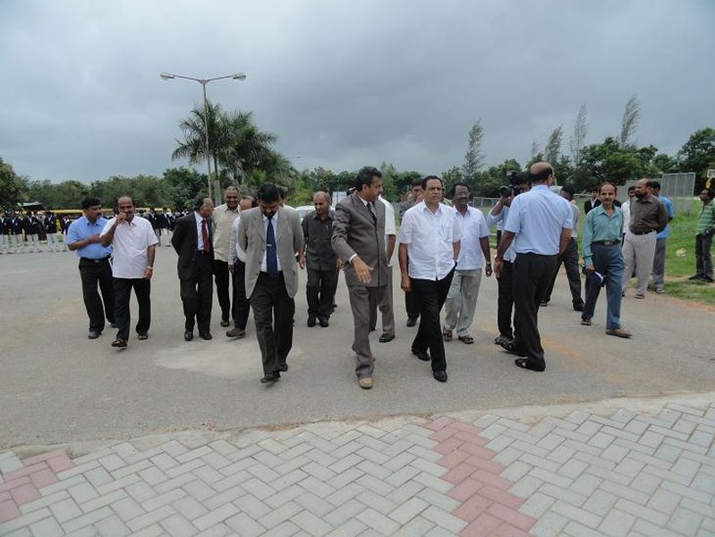 Heading towards school